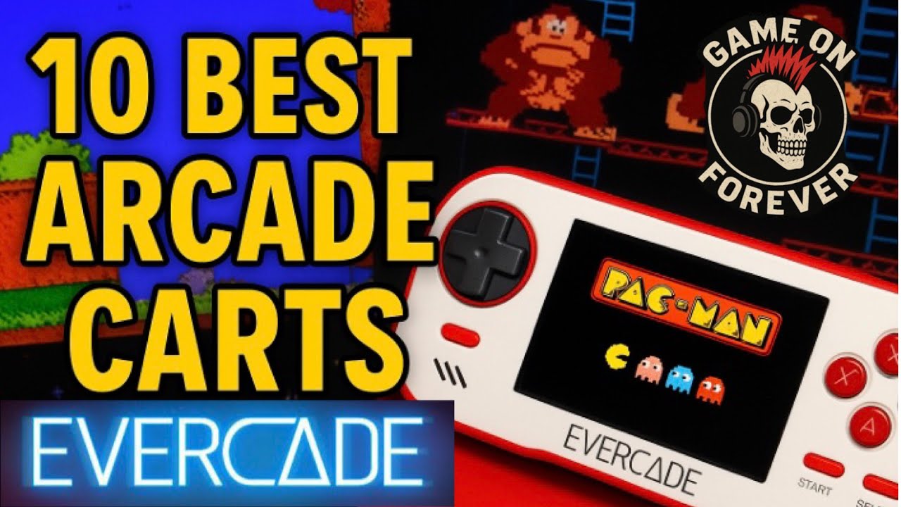 The 10 BEST Evercade Arcade Carts #gaming #videogames #retrogaming