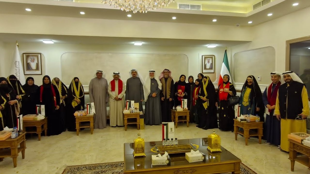 رئيس المبرة السيد حمد البسيس يستقبل وفد من دار المحرق   للمشاركة في احتفال العيد الوطني (64) للكويت