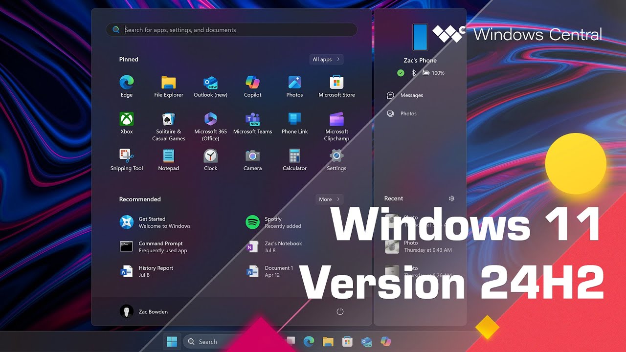 Windows 11 версии 24H2 &mdash; официальная демонстрация релиза (обновление 2024 года)