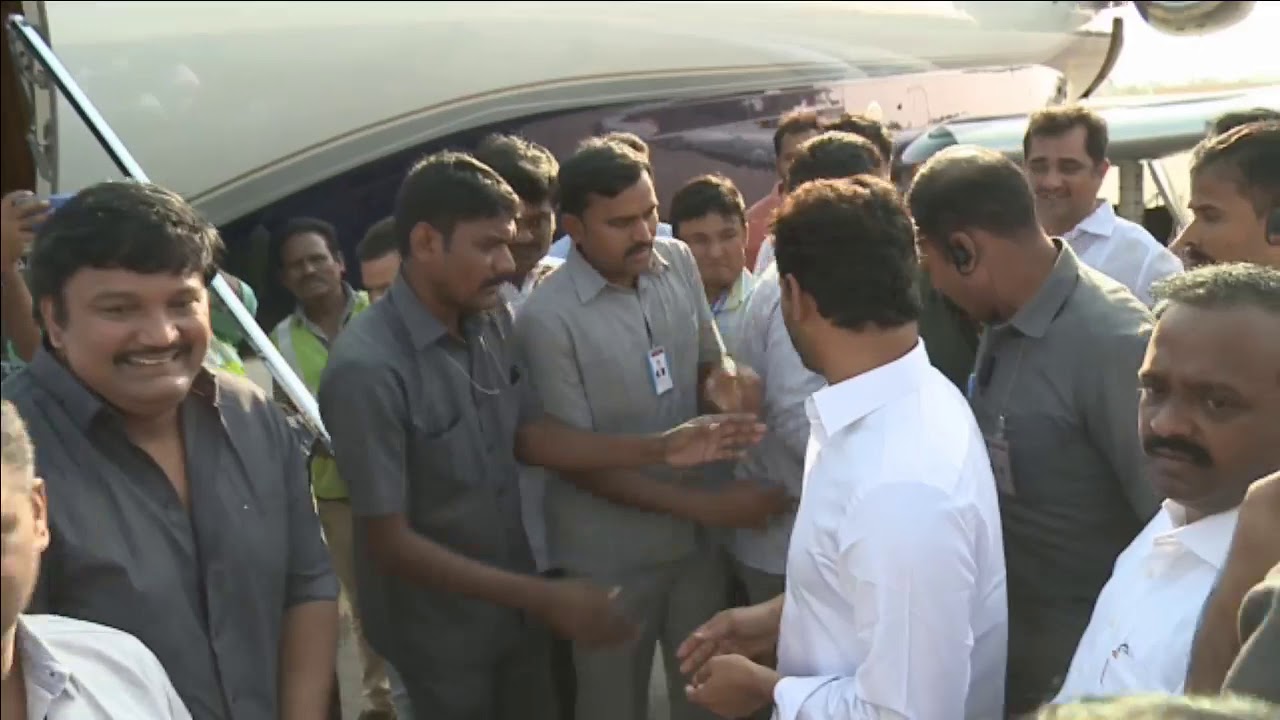 AP Designated CM YS Jagan in Begumpet airport leaving to Delhi - 26th May 2019