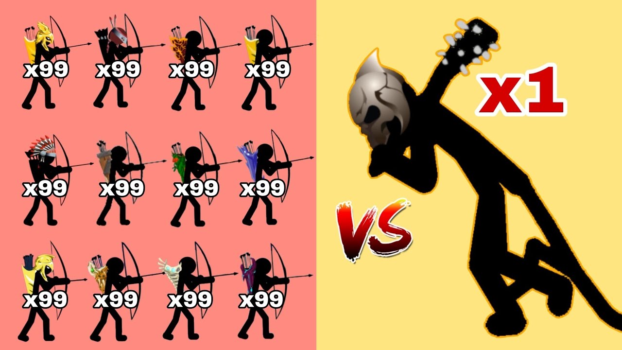 What Happens When All Archers Fight The Final Boss? - Stick War Legacy 