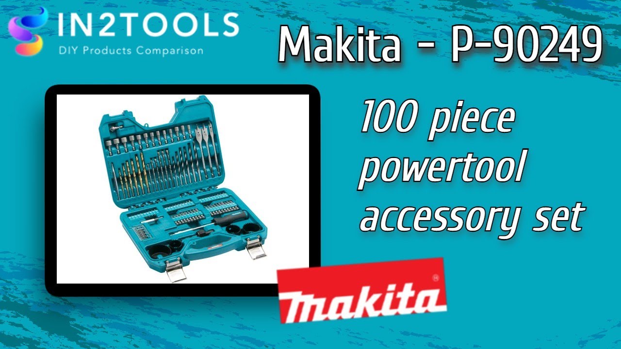 Makita P-90249 Trade Power Tool Accessory Set 100-Piece