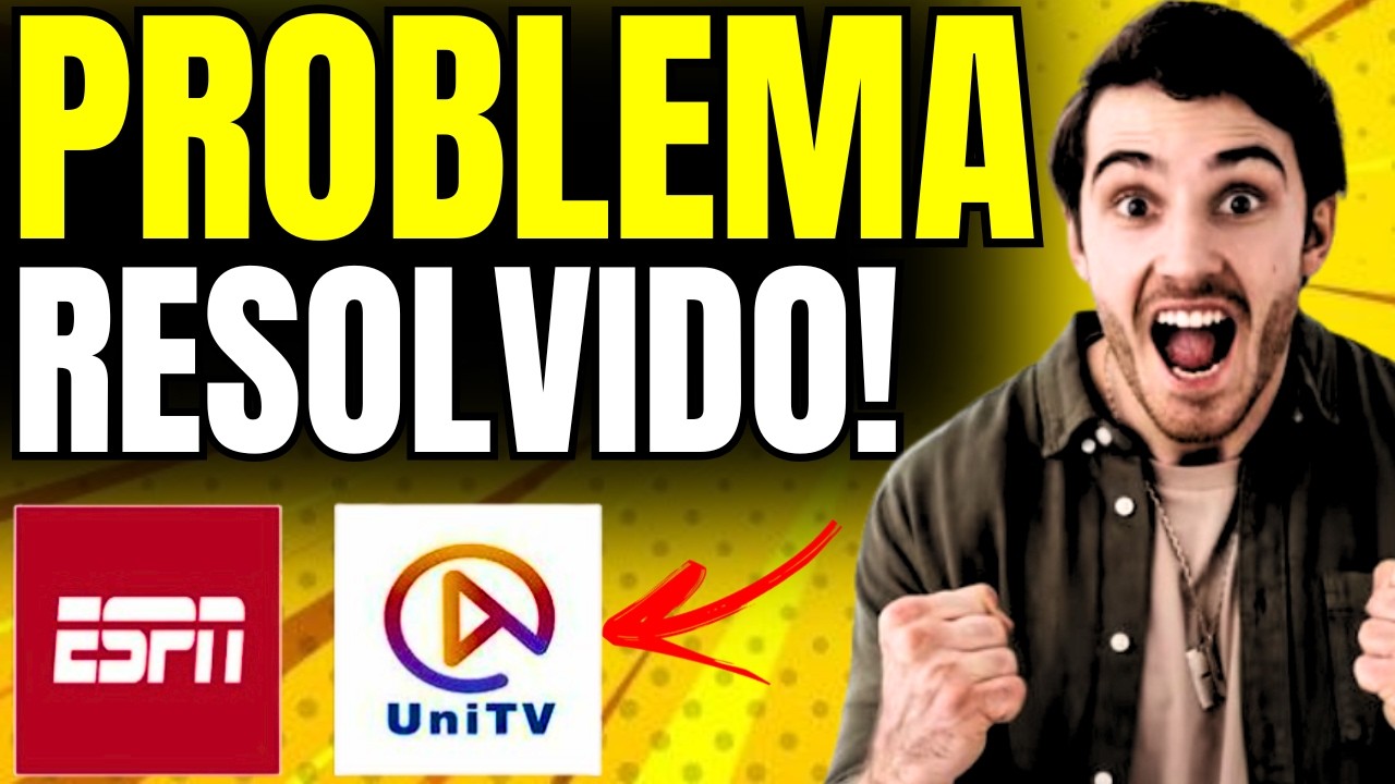 RESOLVIDO - ESPN Saiu da UNITV? ESPN N&Atilde;O FUNCIONA NA UNITV e HTV!