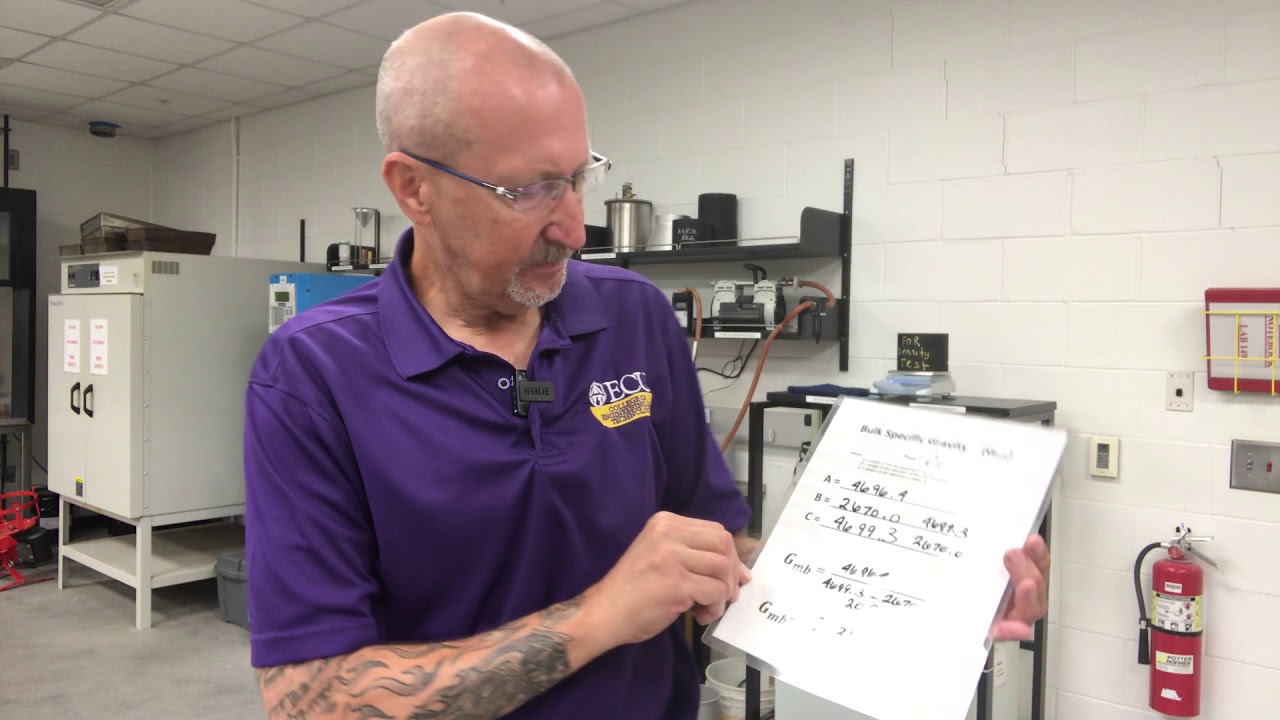 ECU Superpave Volumetric Test