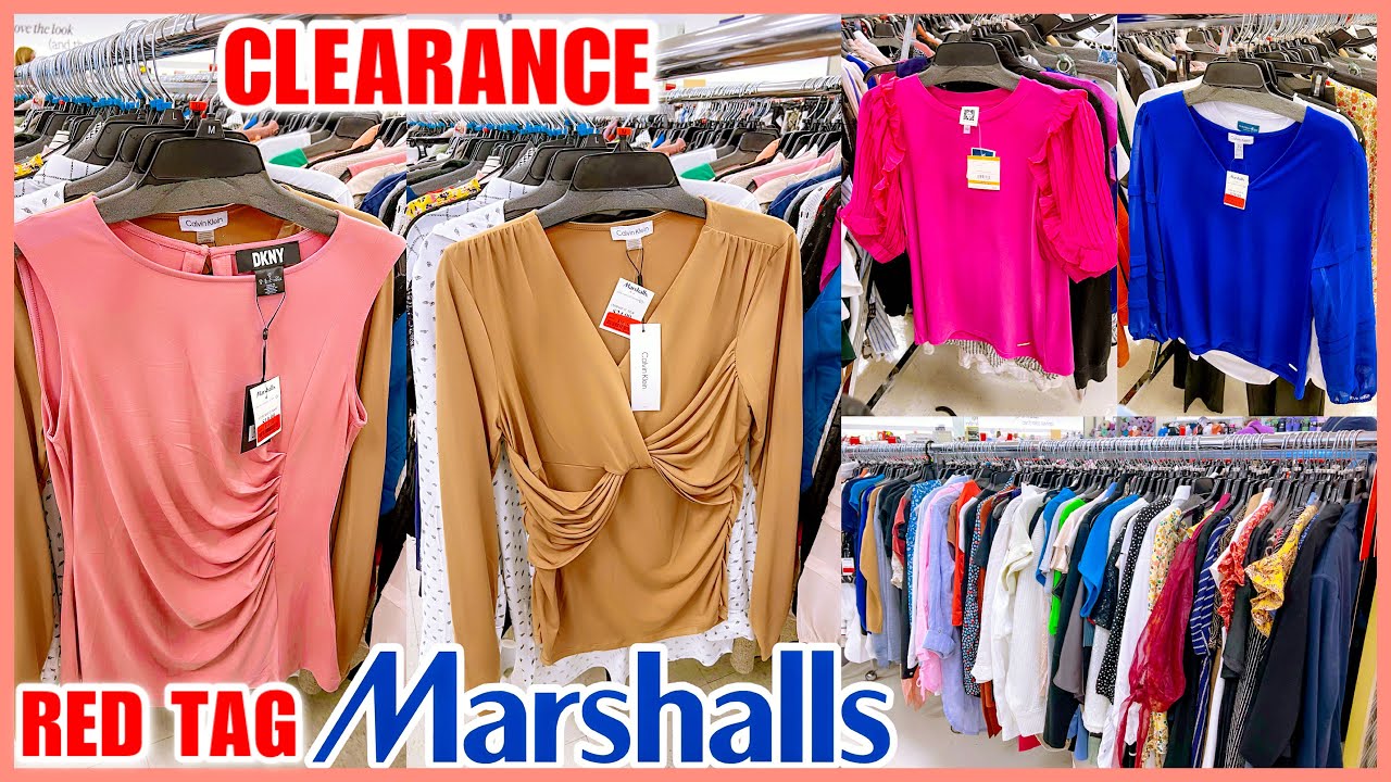 🔥MARSHALLS CLEARANCE RED TAG SALE‼️MARSHALLS CASUAL TOPS😮 | MARSHALLS SHOPPING | SHOP WITH ME