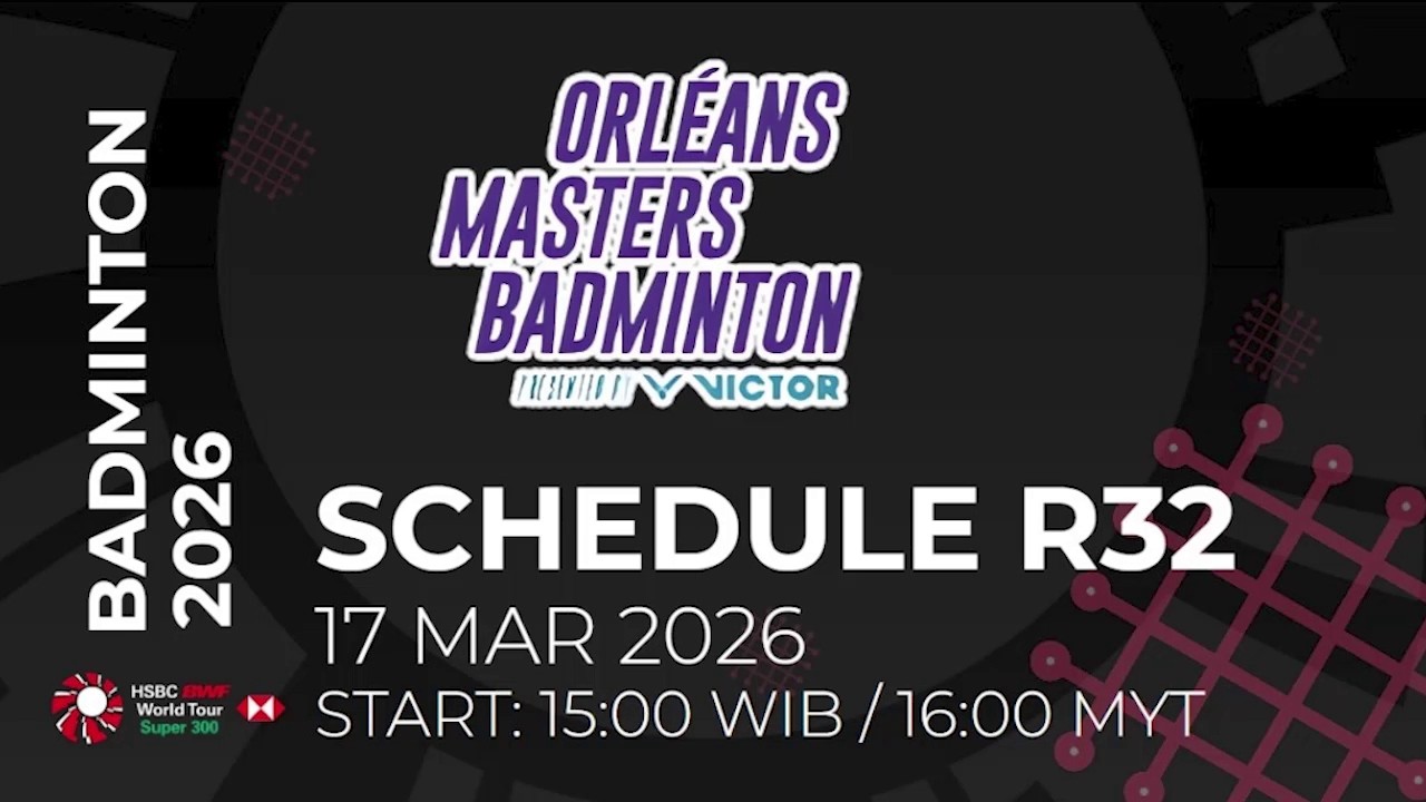 FULL SCHEDULE R32 BWF ORLEANS MASTERS 2026 - DAY 1 ALL COURT #BWFSUPER300