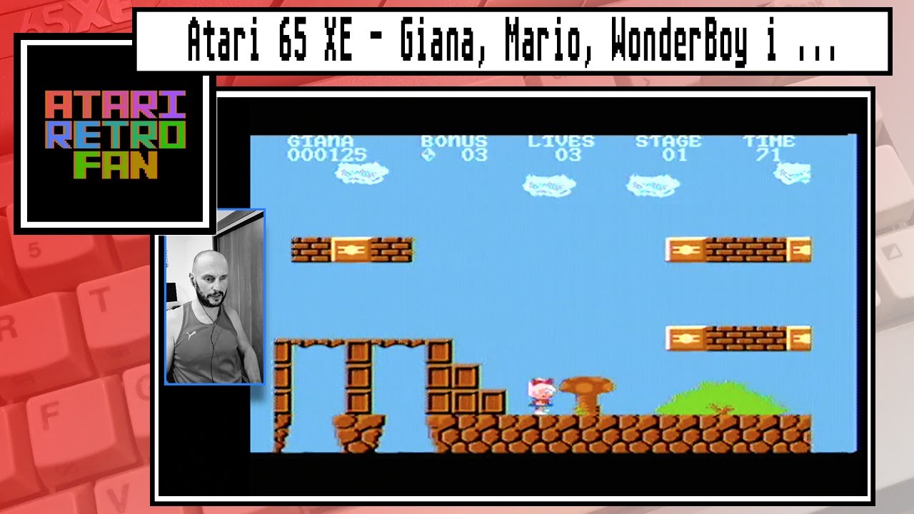 Atari XL/XE Giana, Mario, WonderBoy i Niespodzianka