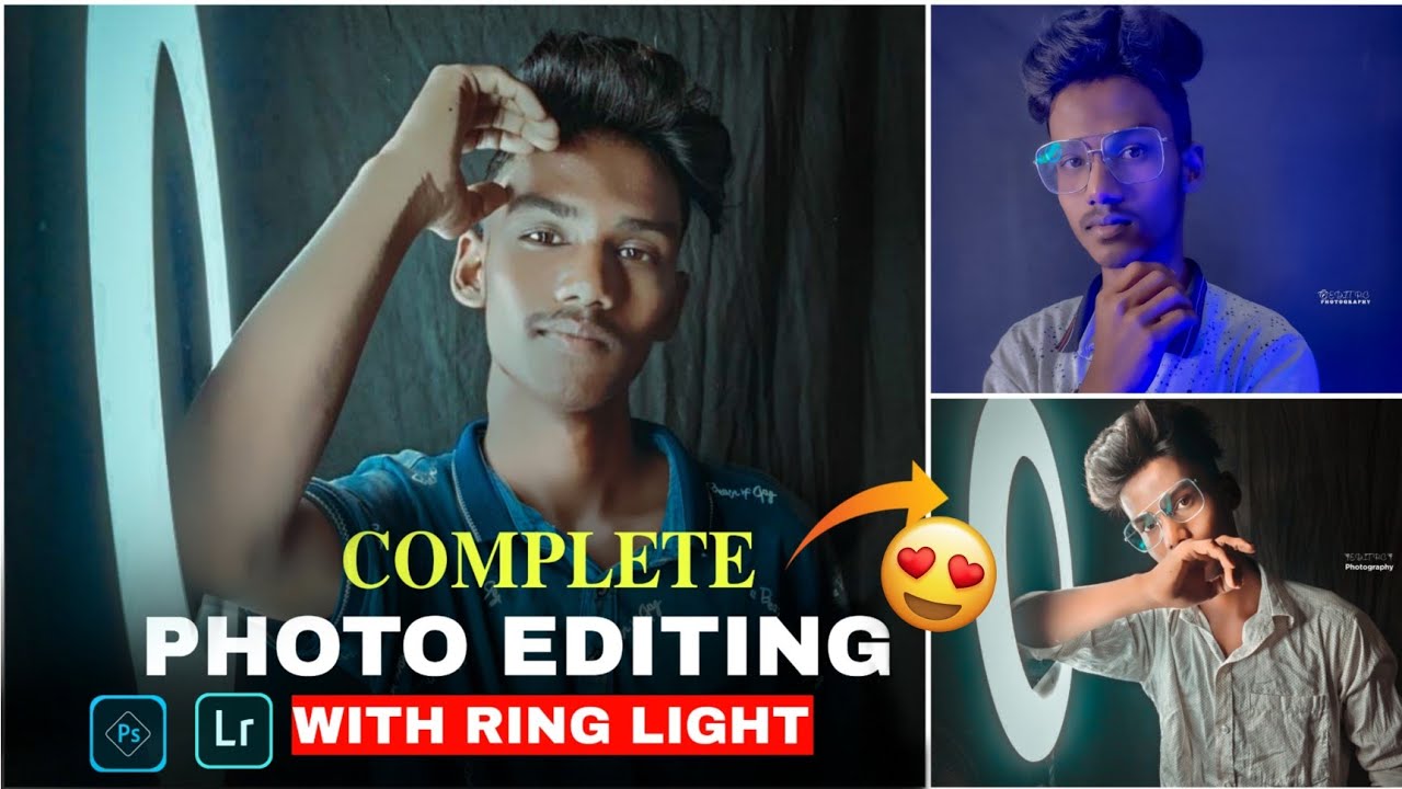 Ring light complete photo editing tutorial