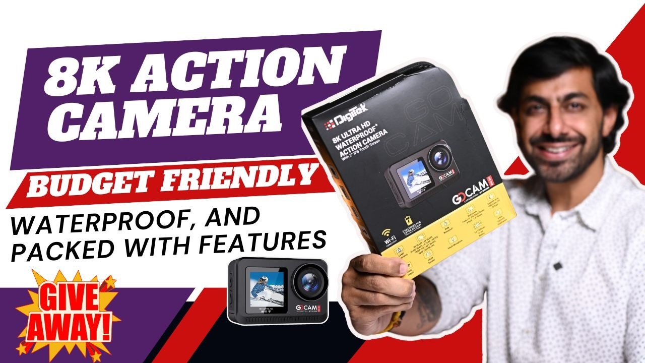 Affordable 8K Action Camera with Rugged Waterproof Body: Why Digitek is the Best Choice!