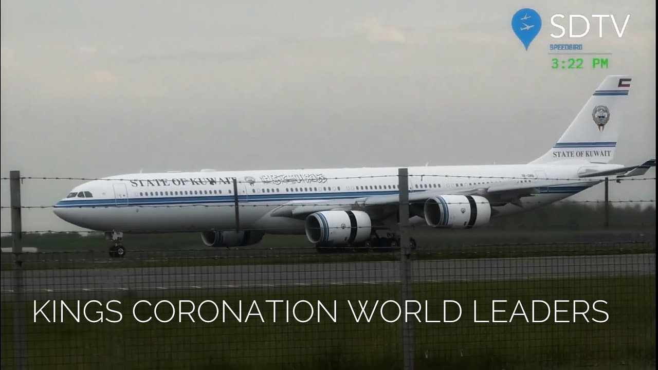 King’s Coronation - First World Leaders arrive at Stansted Airport