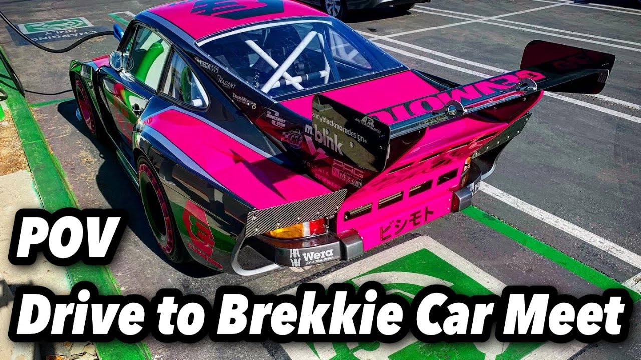 636 hp Electric Porsche 935 drive to Brekkie Car meet