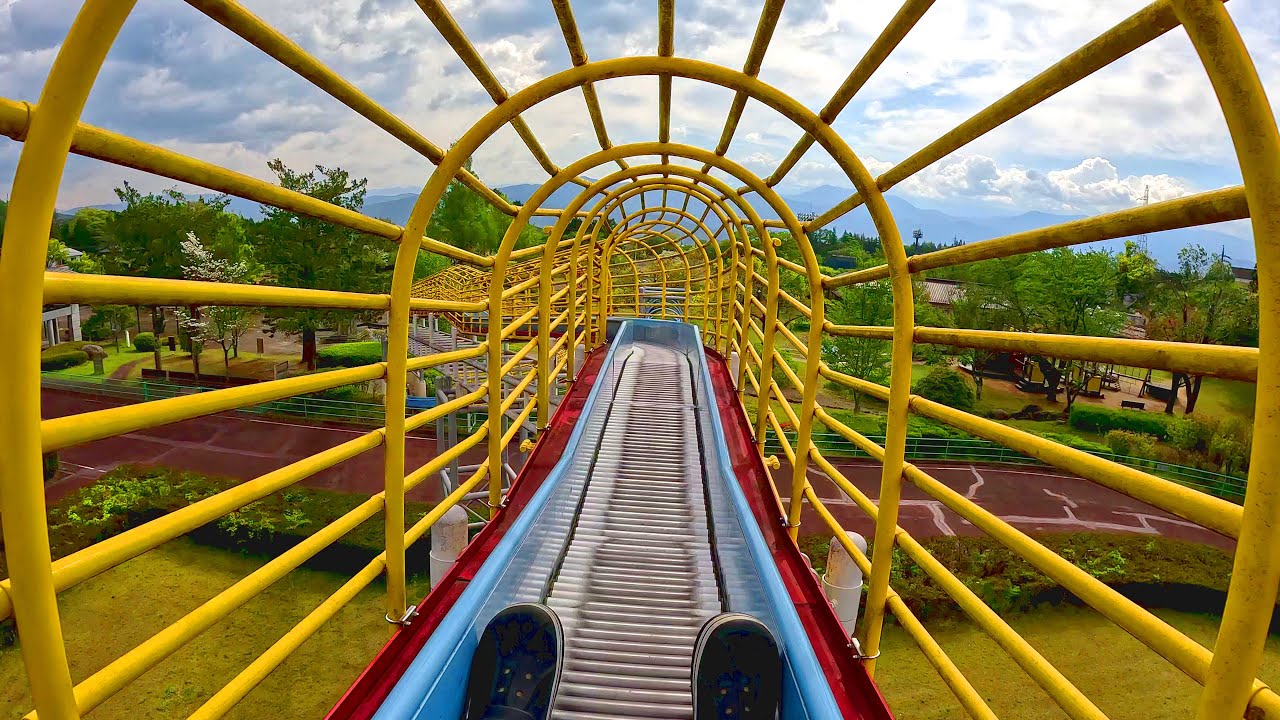 【長野県】宮田村総合公園 ふれあい広場のジャンボすべり台【長野県上伊那郡宮田村】【すべおじ】【大人向け】