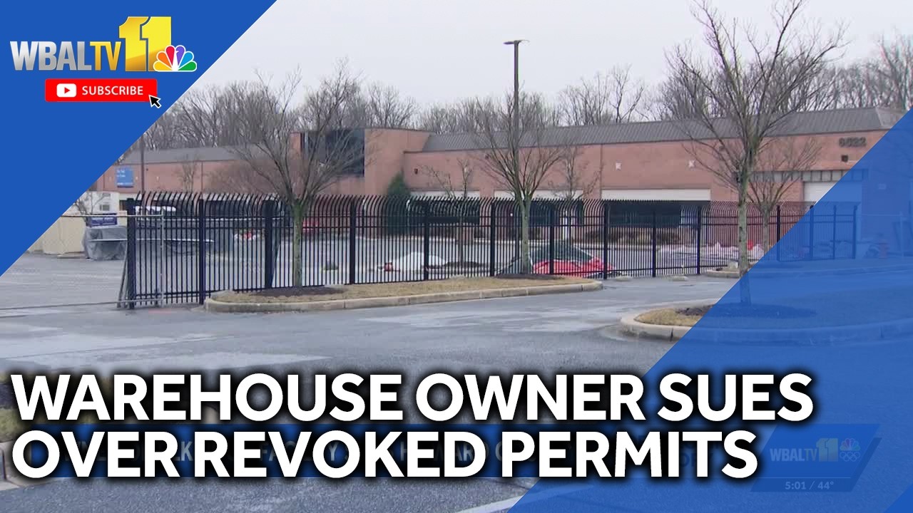 Warehouse owner sues over revoked permits for ICE facility