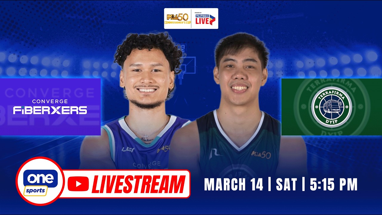 LIVE: CONVERGE vs TERRAFIRMA | PBA 50 COMMISSIONER’S CUP | MARCH 14, 2026