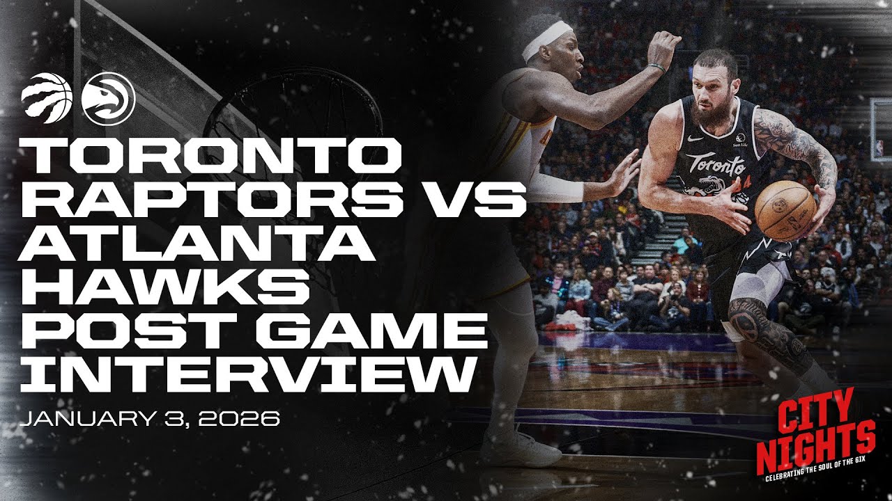 Toronto Raptors Full Media Availability | Post Game vs. Hawks | January 3, 2026