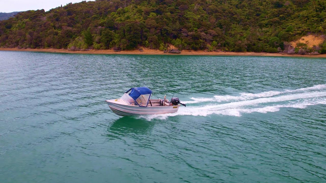 Ocean Testing the Restored 14ft Alloy Boat + Marlborough Sounds Seafood Catch n' Cook.