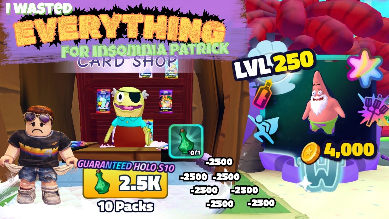 I WASTED Everything For Insomnia Patrick