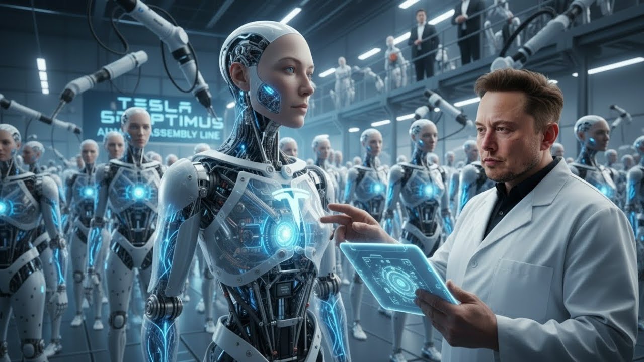 INSIDE Elon Musk Robot Factory: How Tesla Optimus Humanoids are Made