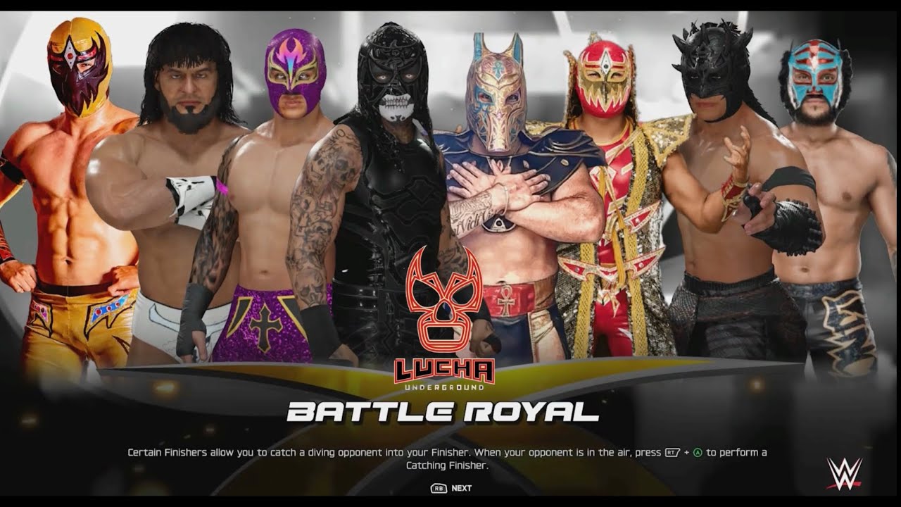 WWE 2K25 8-MAN BATTLE ROYAL 