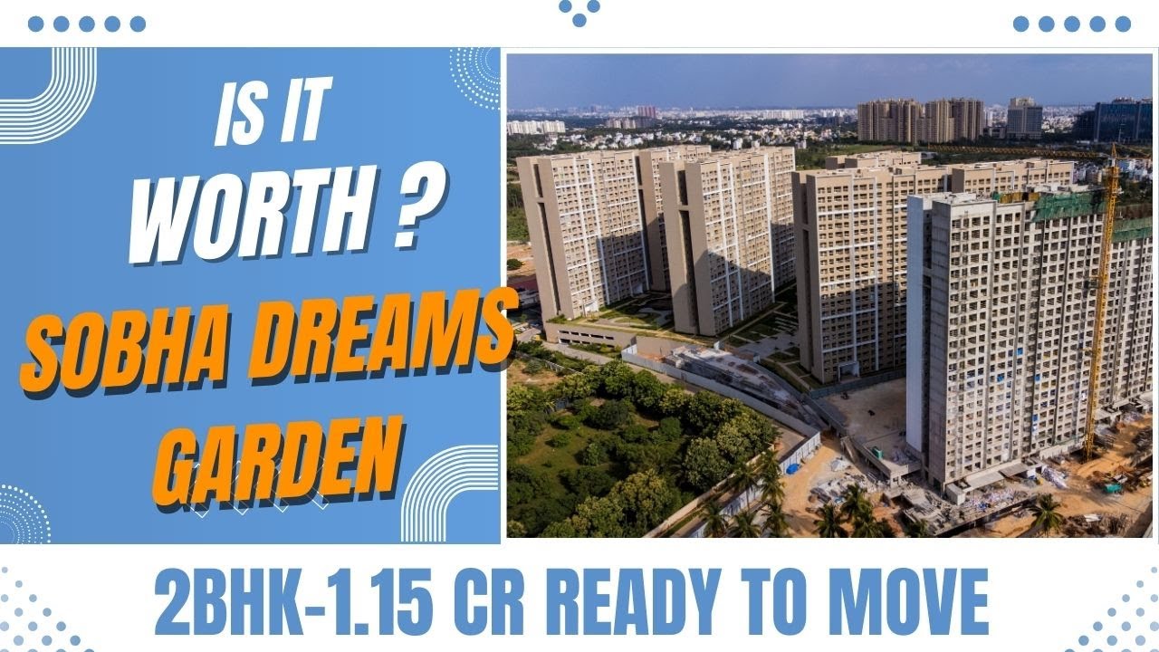 Sobha Dreama Garden for sale 2bhk 1.15cr ready to move in BANGALORE