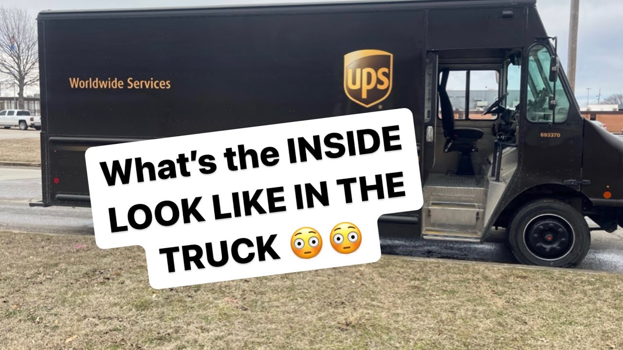Как выглядит грузовик UPS внутри 📦