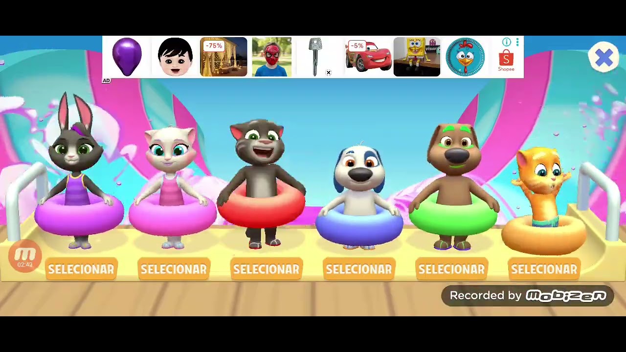My talking tom friends 2 all special stage 