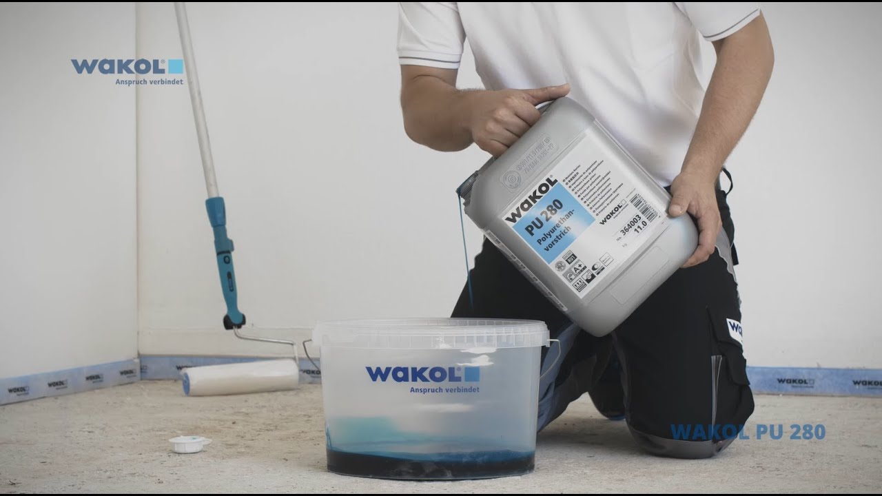 Blocking residual moisture - WAKOL PU 280 Polyurethane Primer