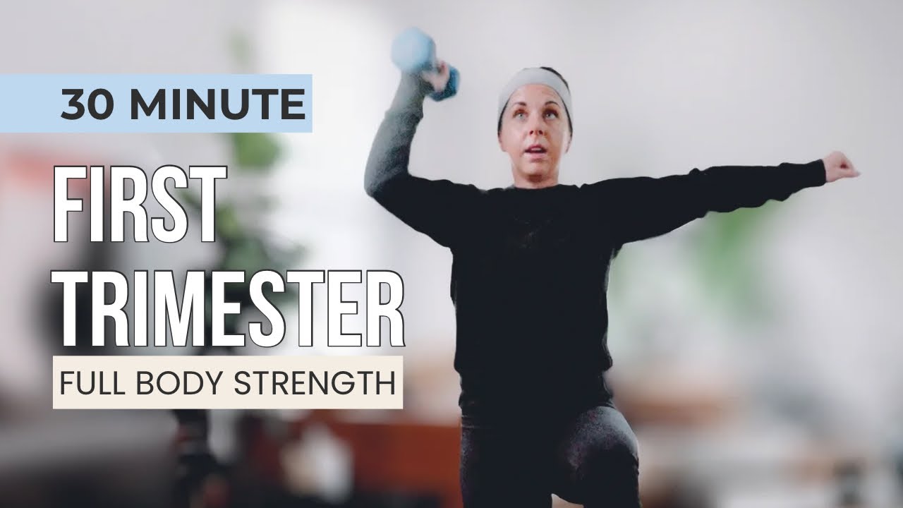 First Trimester Dumbbell Workout | Day 4 | Pregnancy Safe Strength | Low Impact | Move with Hope