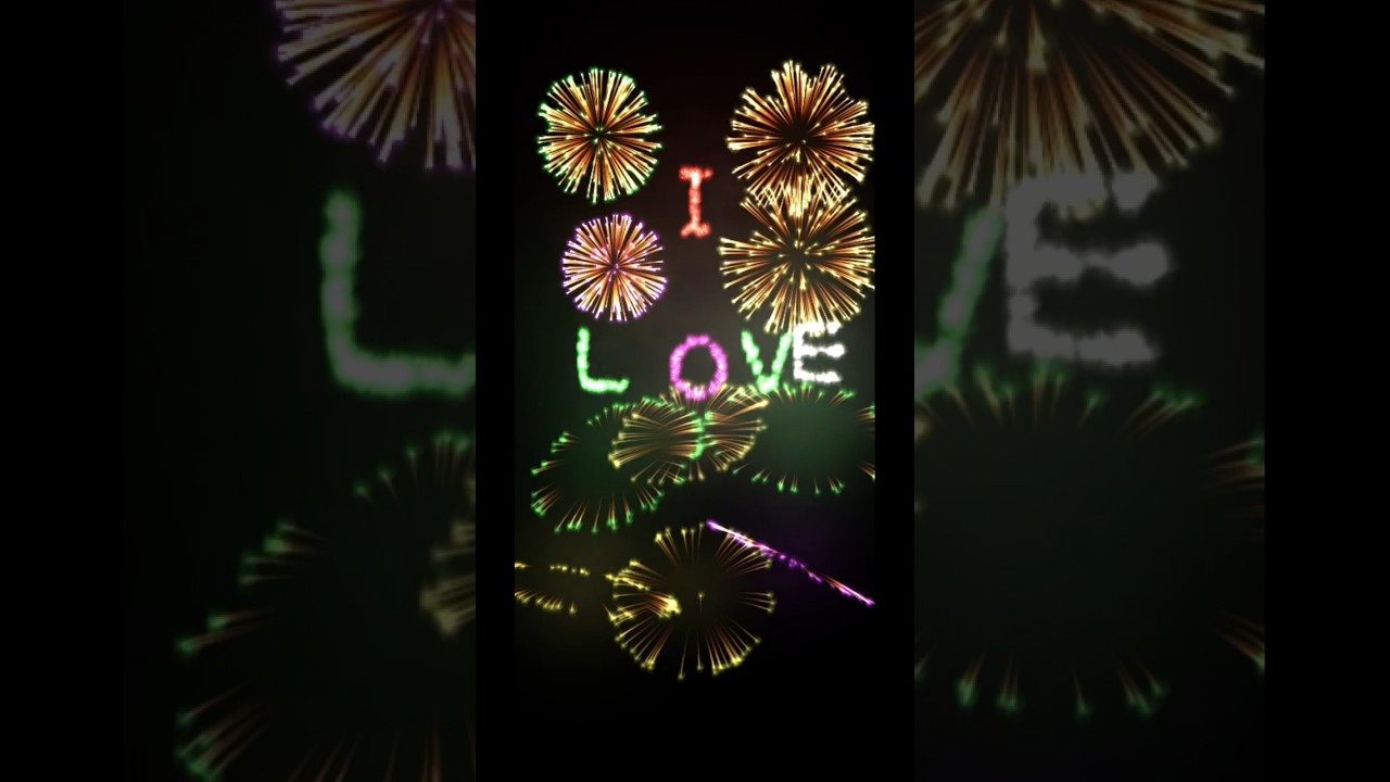 I Love M Fireworks show