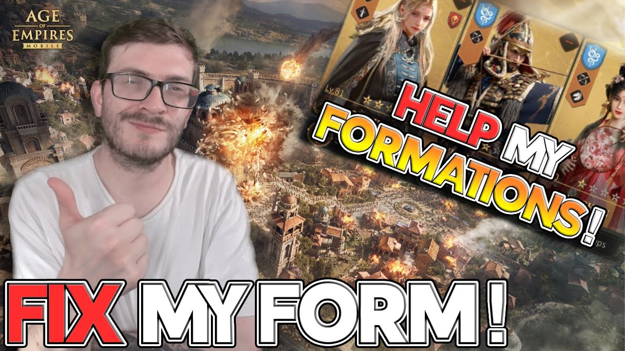FIX MY FORM MRSNEAKYY! New Formation Series! | Age of Empires Mobile