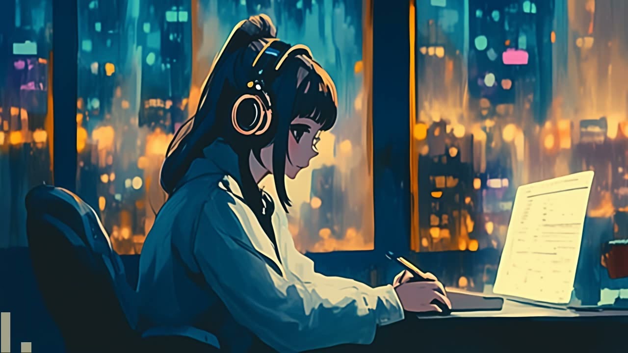 Flow of Model | Calm Lo-fi Study Music & Soft Beats for Focus and Relaxation