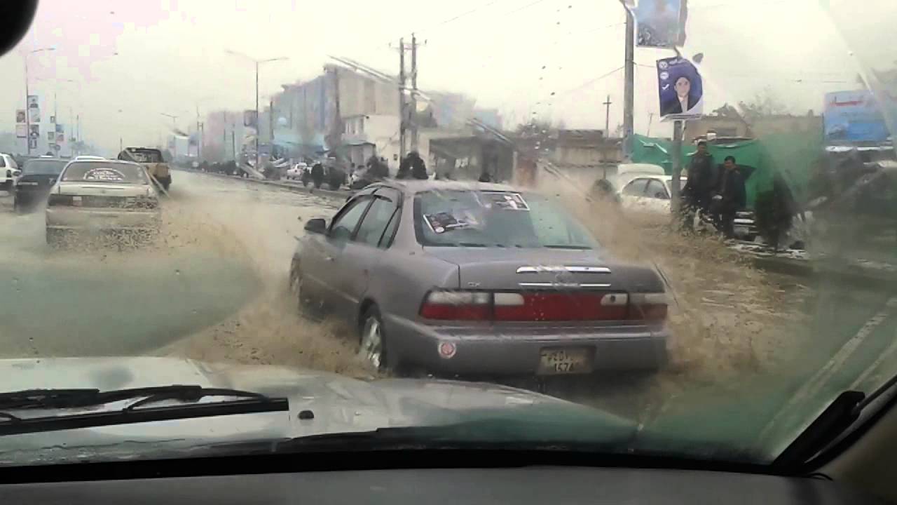 Kabul Roads when it rained