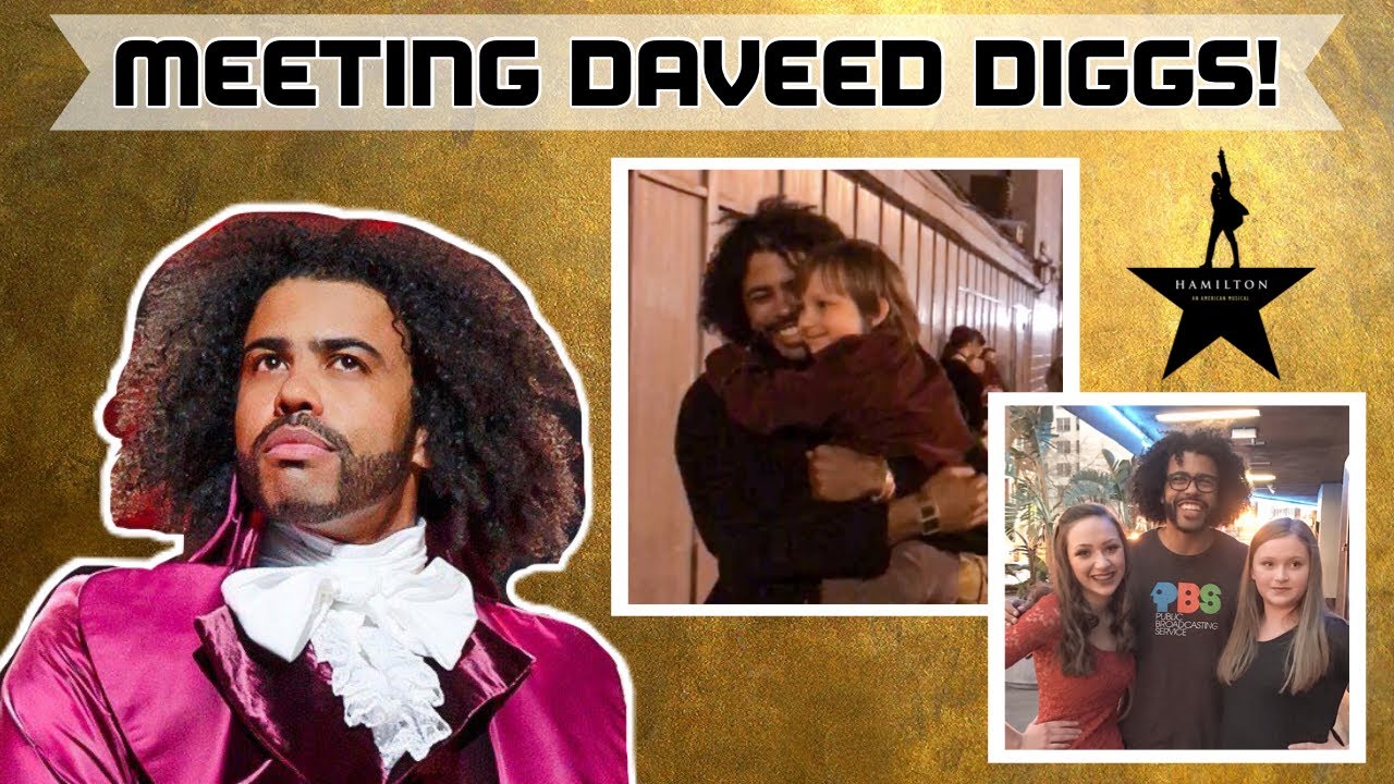 Meeting Daveed Diggs from Hamilton (on Disney+) with my Family!