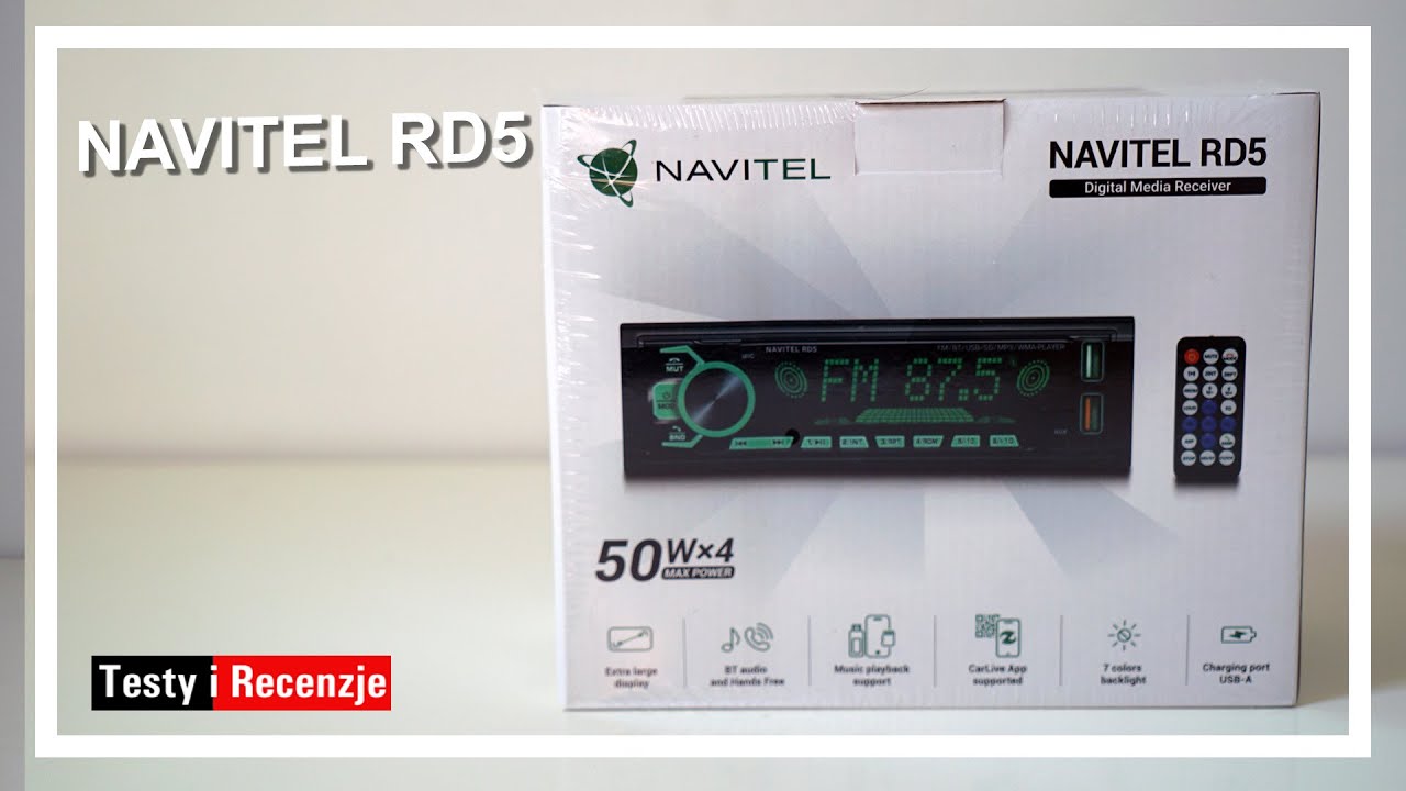 Recenzja radia samochodowego NAVITEL RD5