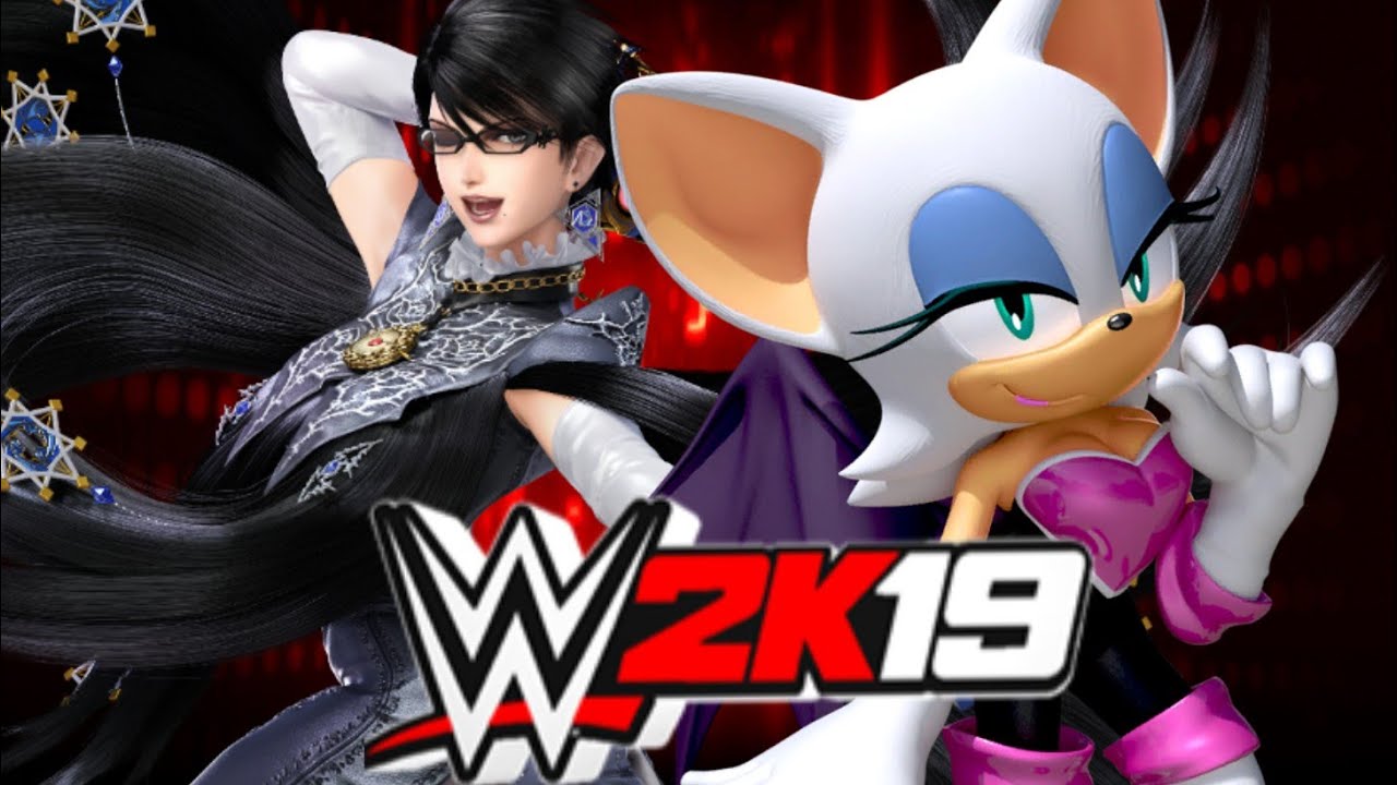 WWE 2K19: Bayonetta vs. Rouge the Bat