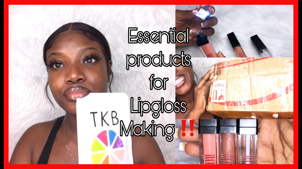 The Secret to making Lipgloss ! | Products you would need to start a lipgloss business !!
