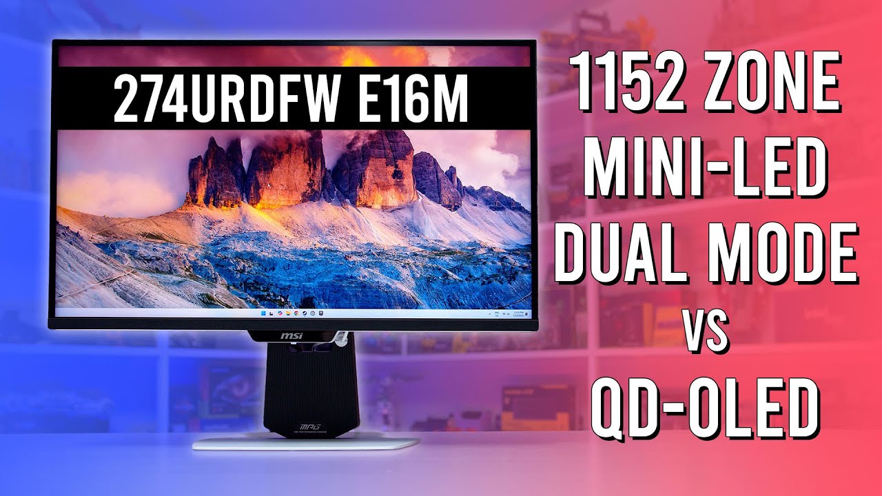 Best 4K Mini-LED for HDR Gaming? - MSI MPG 274URDFW E16M Review