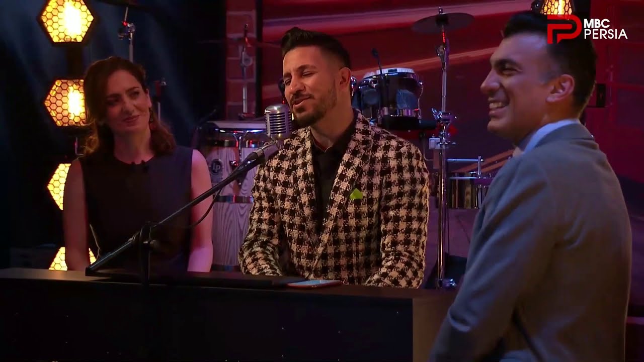 Kamyar Sings Super Funny Medley on Piano for Sina Valiollah