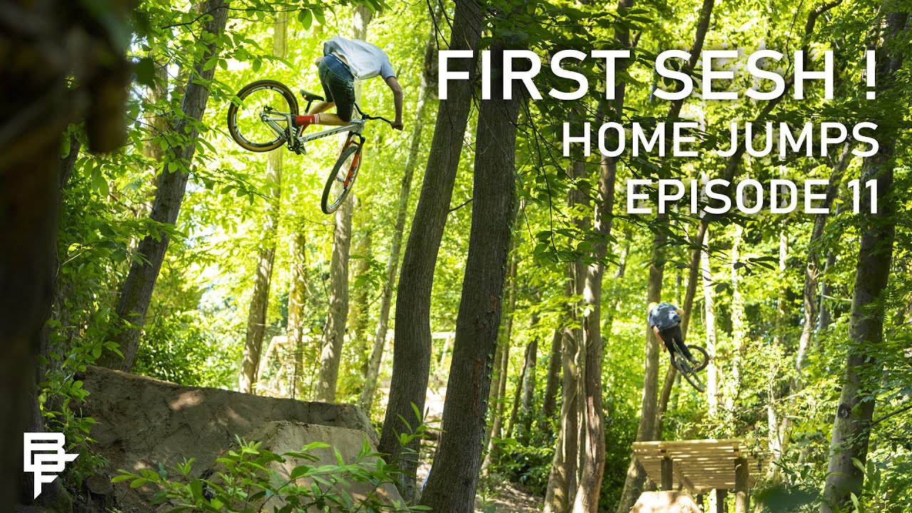 FIRST BACK YARD DIRT JUMP SESH WITH OLLY WILKINS!!