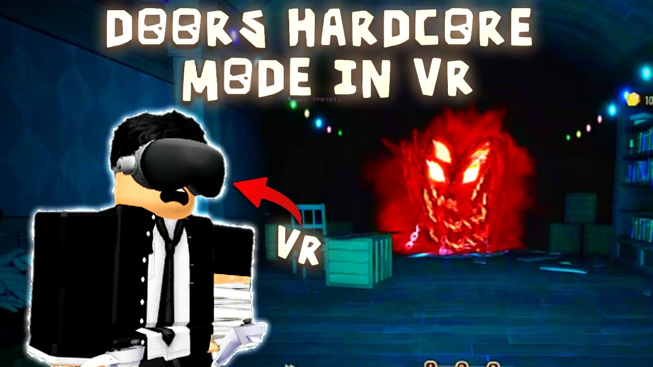 I Tried DOORS HARDCORE MODE in VR | New Doors Hardcore Mode in Vr is Terrifying | Doors Roblox in VR