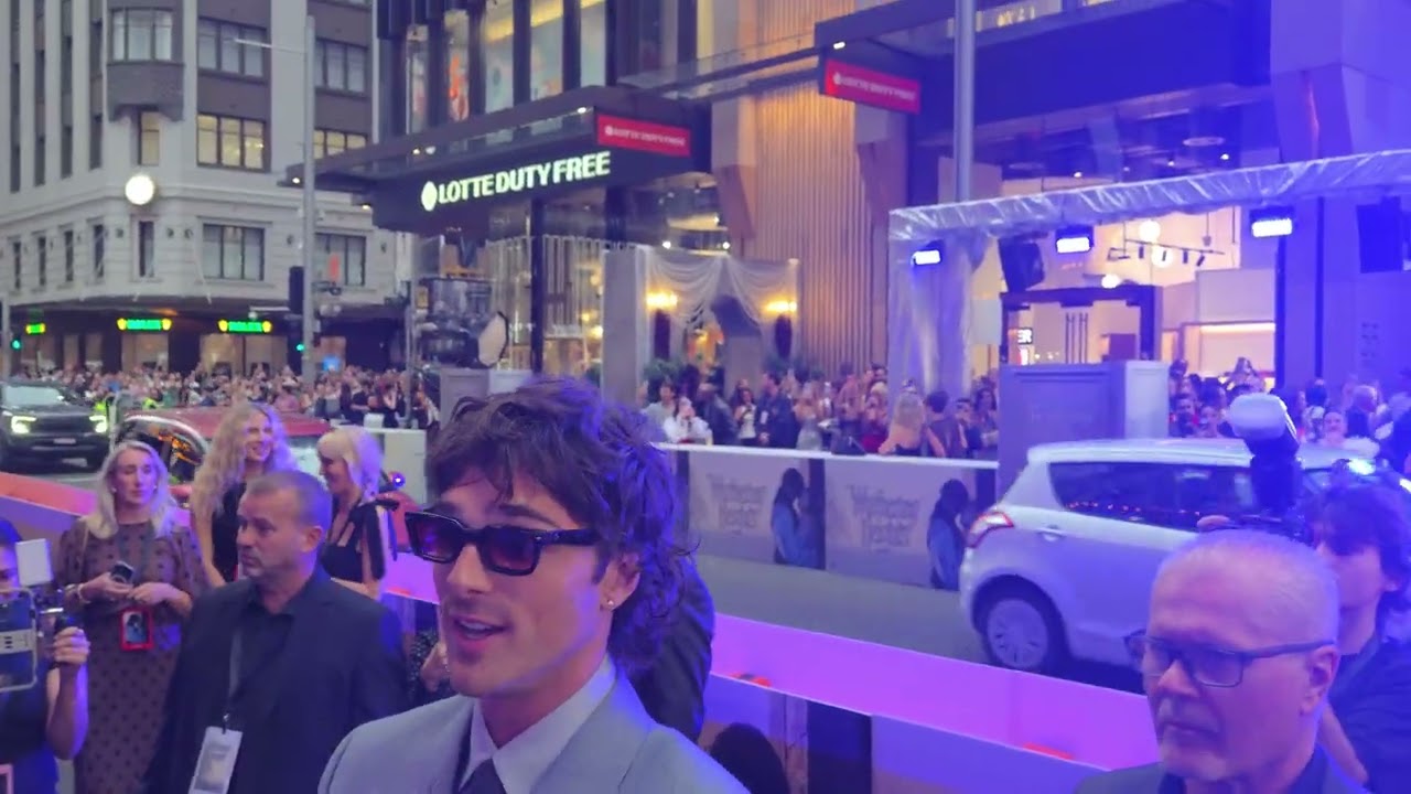 Wuthering heights Sydney Premiere seeing Jacob Elordi 
