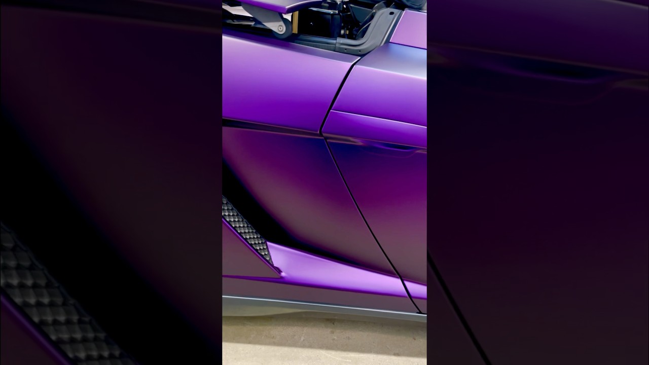 Paint is dead🍇 #vinylwrap #carwrap