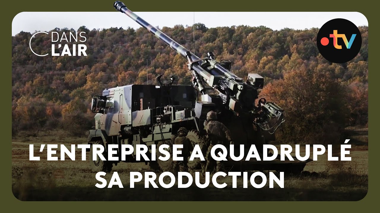 Canons Caesar : comment augmenter la production ? - Reportage C dans l'air 27.03.2025