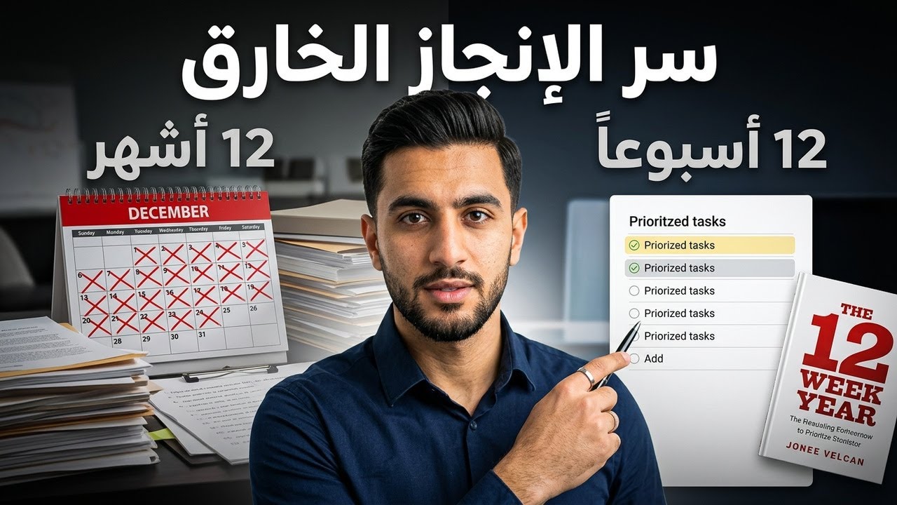 خطتي لعام 2026 لماذا استبدلت الـ 12 شهراً بـ 12 أسبوعاً فقط | المختصر المفيد