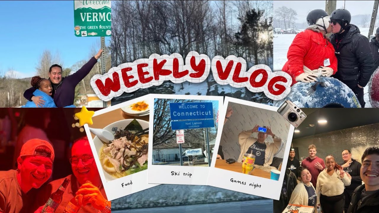 Ski Trip to Vermont ❄️ | Game Night, Karaoke🎤& Friends Sleepover