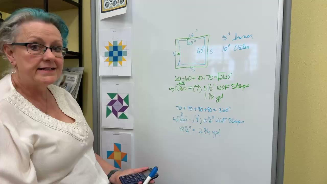 More Quilt Math:  Calculating and Sewing Borders!