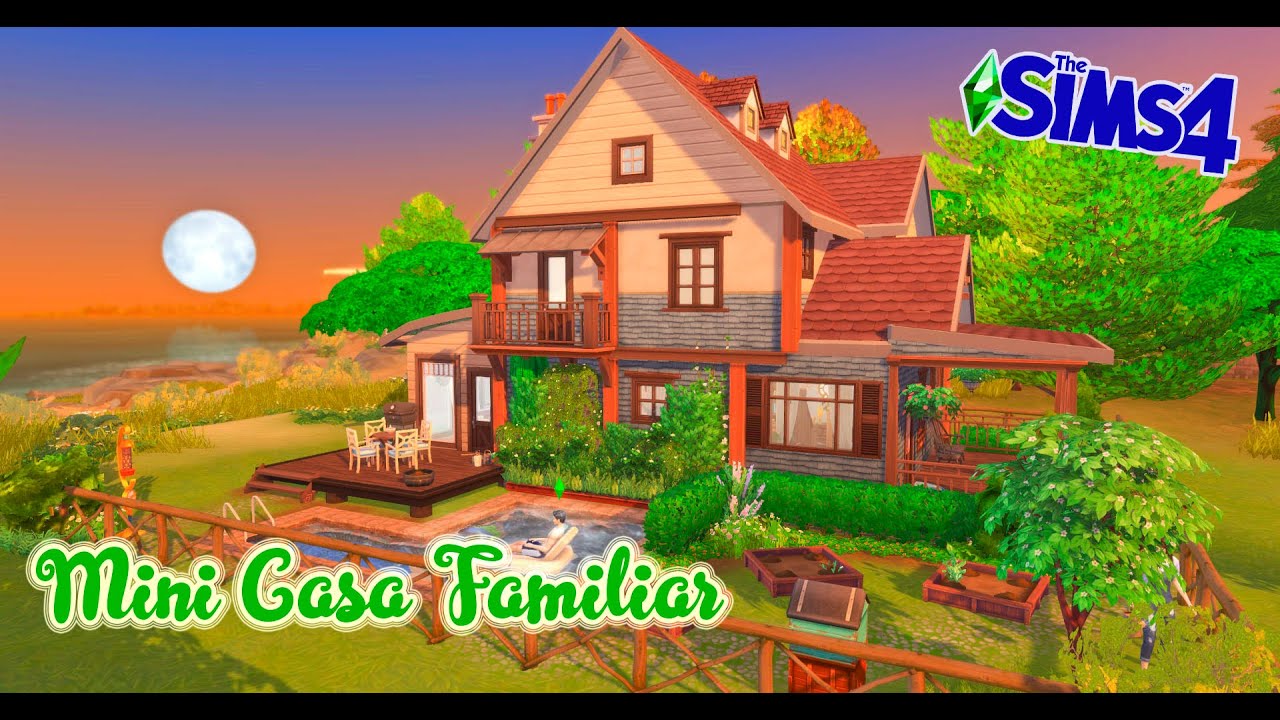 🏡 Mini Casa Familiar - Sims 4 #LosSims4 #SpeedBuilds #MiniCasa #TinyHouse