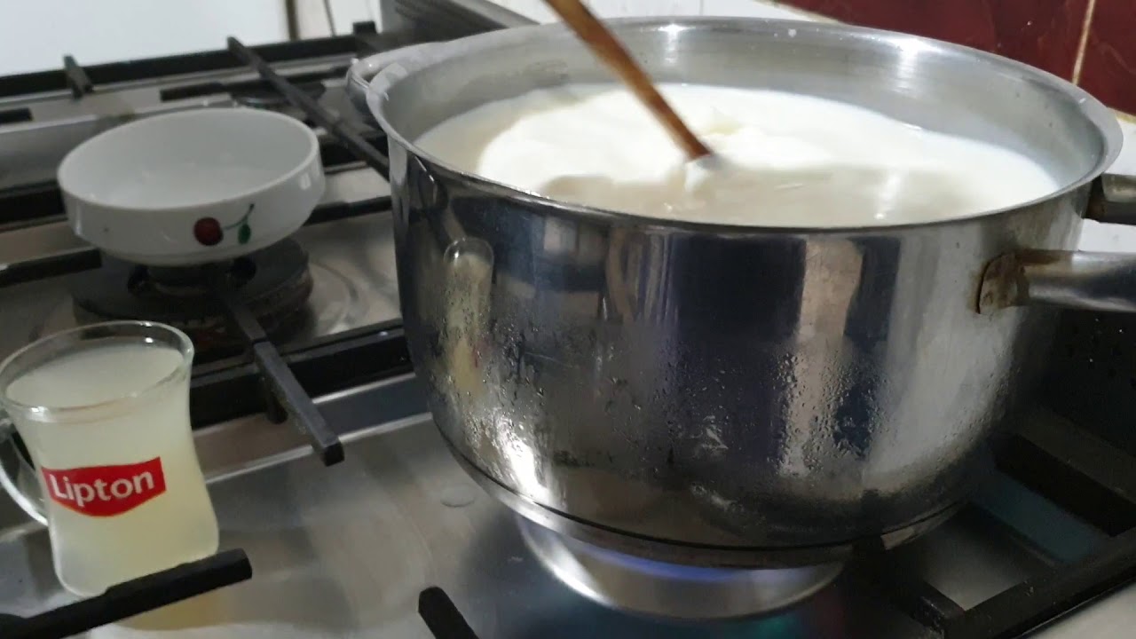 طريقة عمل الجبنة بالمنفحة مجربة وناجحة وروعة بالصحة  والهنا the method of making cheese with rennet