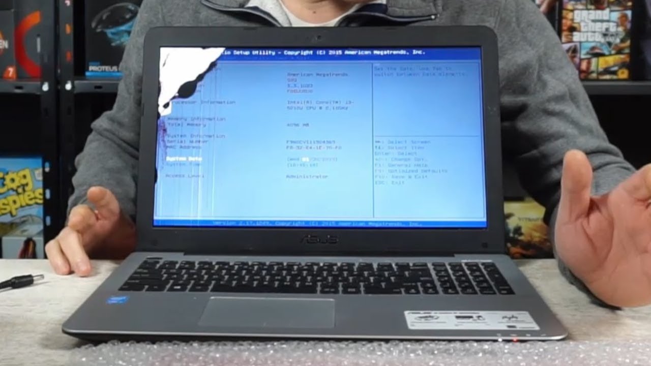 ASUS F555 Screen replacement