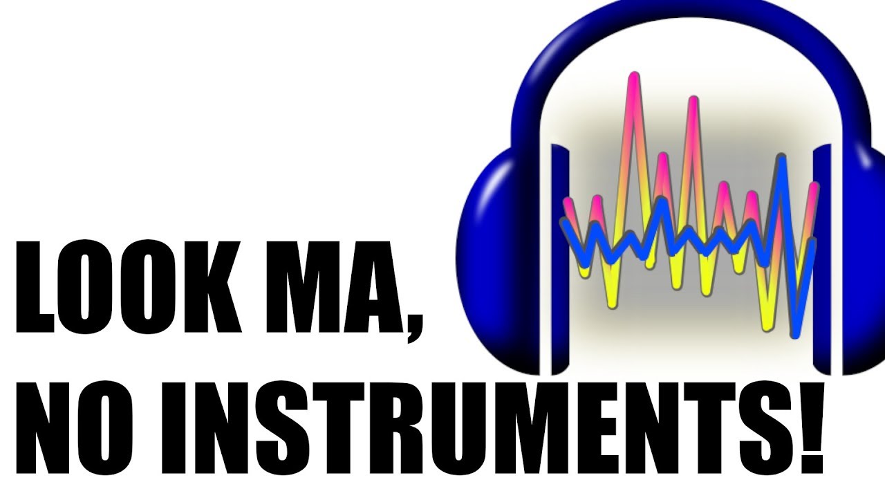 Make a 'Song' in Audacity with no Instruments at all